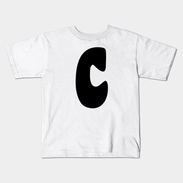 Letter C Kids T-Shirt by Xtian Dela ✅